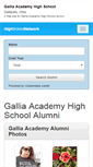 Mobile Screenshot of galliaacademyhighschool.org